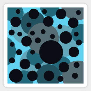 retro polka dot pop art Sticker